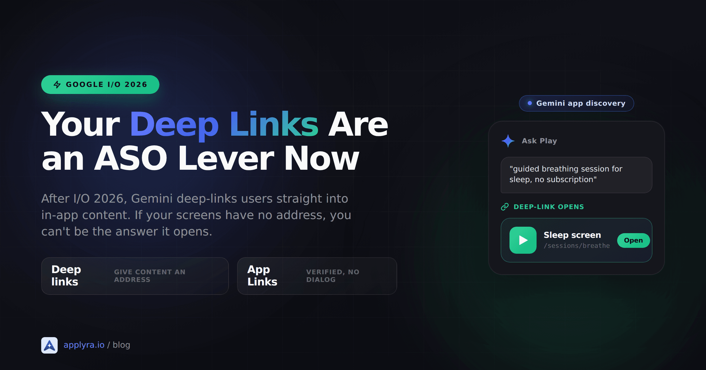 Google Play Deep Links Are an ASO Lever Now (2026 Guide)